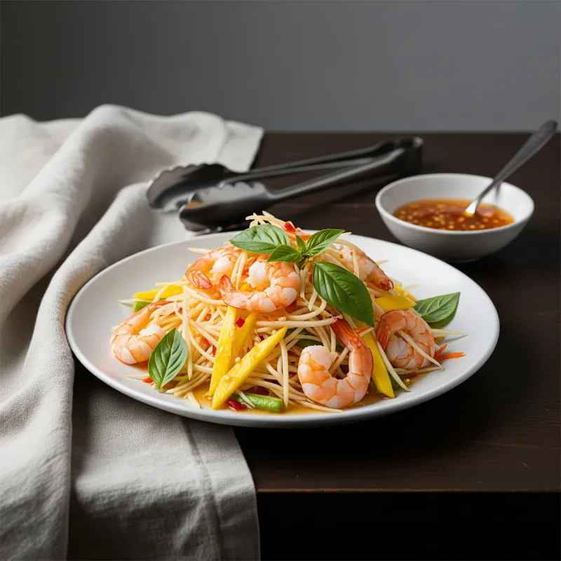 41. Papaya Shrimp Salad