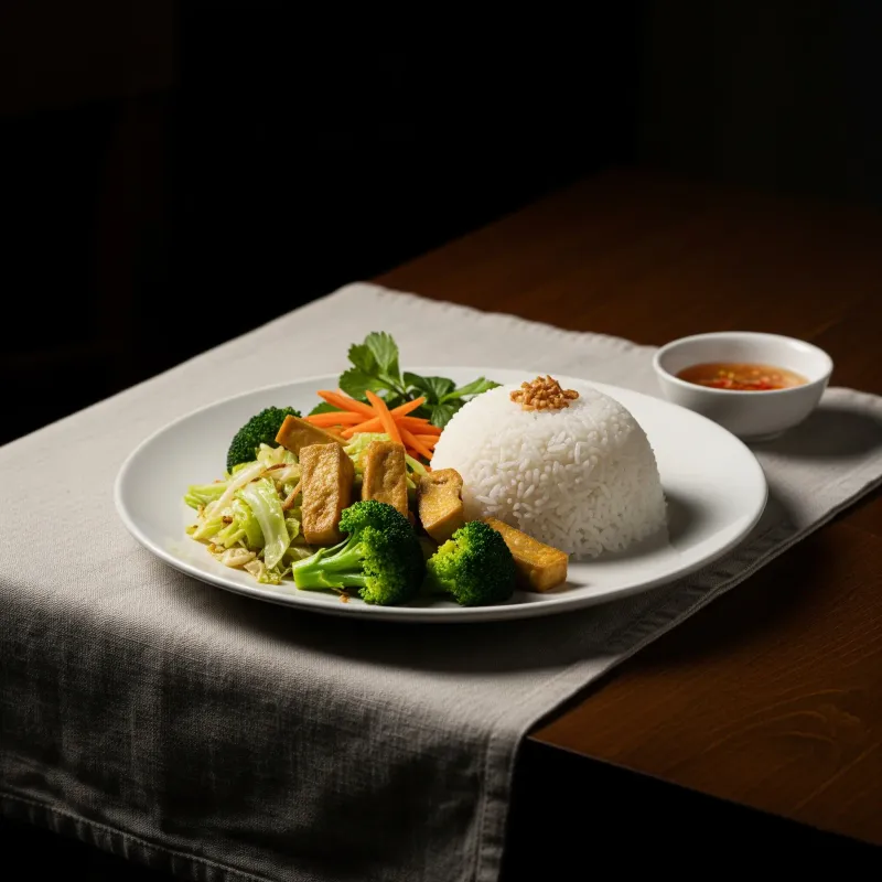 35. Vegetarian Rice Plate